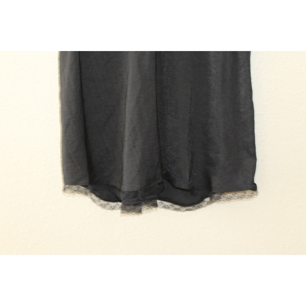 La Miel Womens Black Lacey Cami Tank Blouse S - Picture 3 of 5